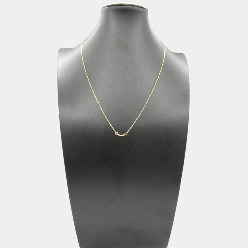Tiffany & Co. Tiffany & Co. 18K Yellow Gold T Smile Mini Necklace 2