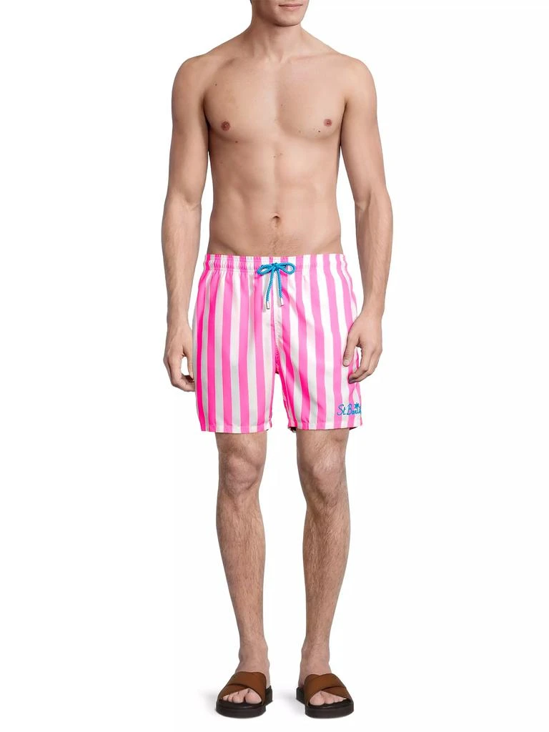 Mc2 Saint Barth Striped Drawstring Swim Shorts 2
