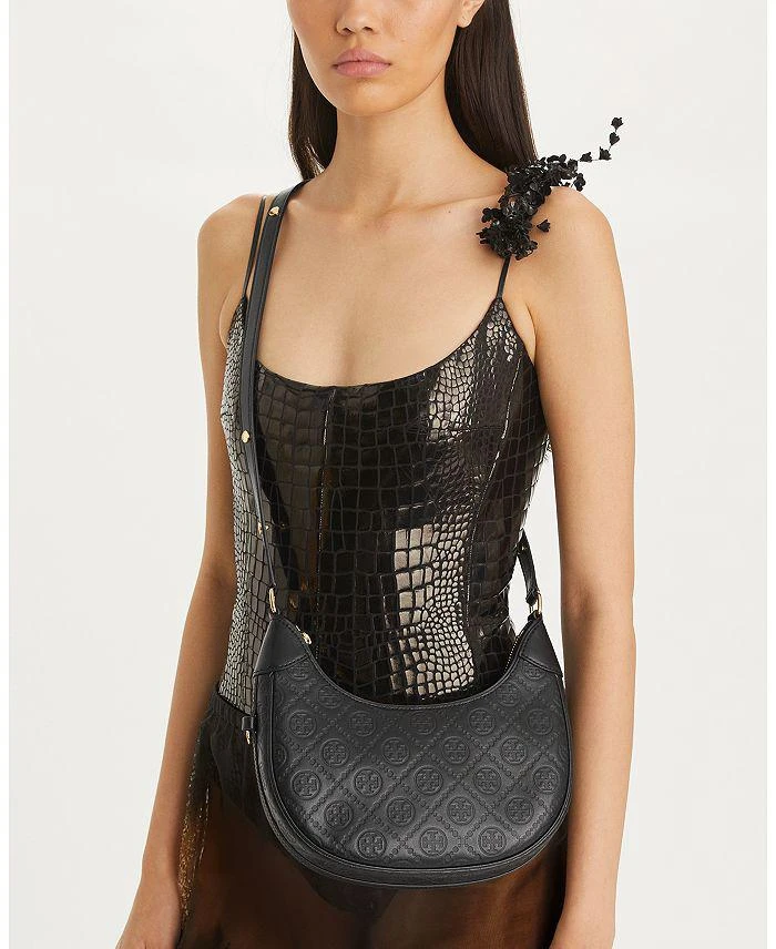 Tory Burch T Monogram Crescent Bag 2