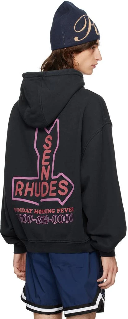 Rhude Black 'Send Rhudes' Hoodie 3