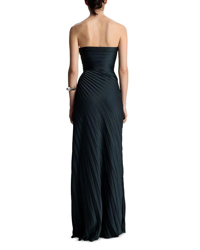A.L.C. Bianca Strapless Pleated Gown 2