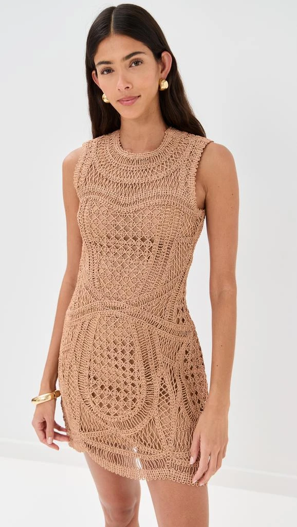 SIMKHAI Coen Crewneck Mini Dress 1