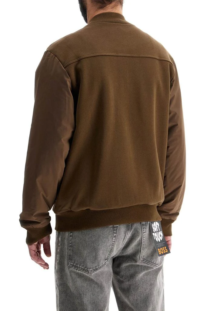 Hugo Boss Open Green Zip Hoodie Regular Fit C-salieri 23 3