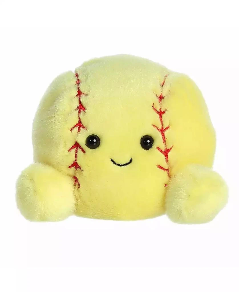 Aurora Mini Shortstop Soft Ball Palm Pals Adorable Plush Toy Yellow 5"