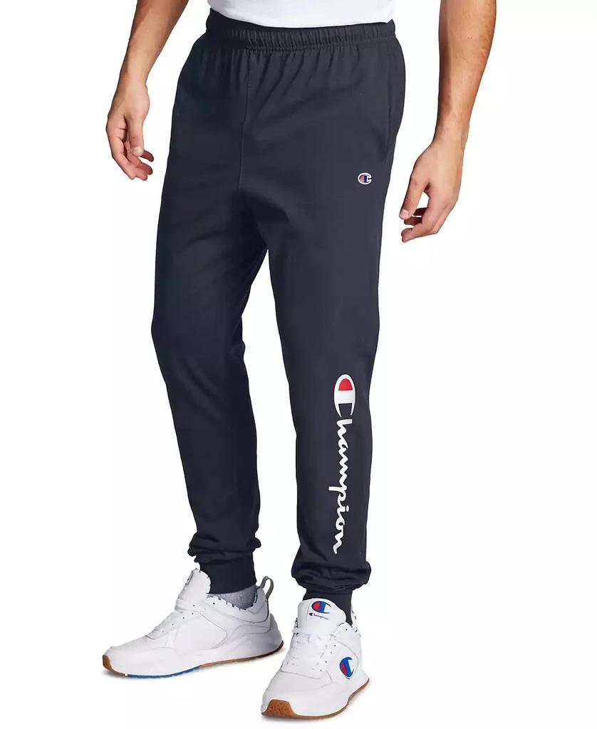 CHAMPION Men's Standard-Fit Script Logo-Print Joggers 1