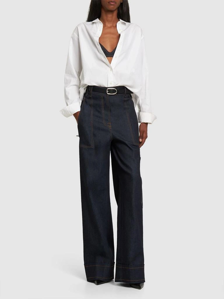 TOM FORD Denim High Waist Wide Jeans 1