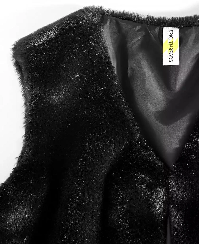 Epic Threads Toddler Girls Solid Faux-Fur Vest, Created for Macy's 3