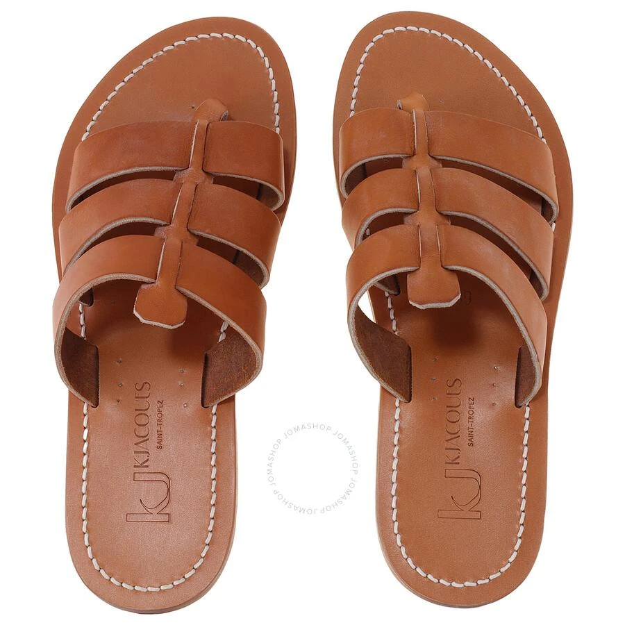 K. Jacques Open Box - K Jacques Dolon Leather Flat Sandals 3