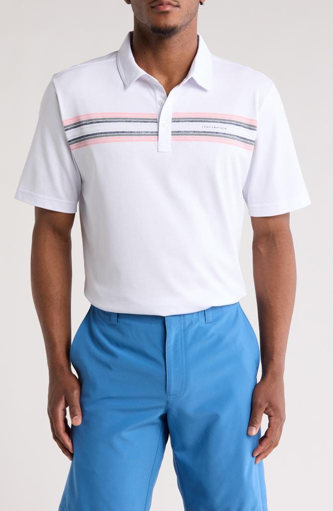Travis Mathew Beach Way Stripe Polo