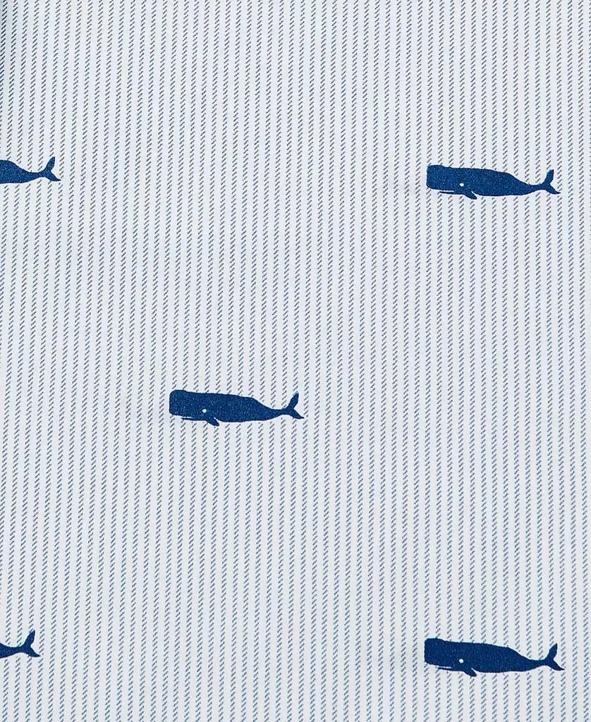 Nautica Whale Stripe Cotton Percale 4-Piece Sheet Set, King 6