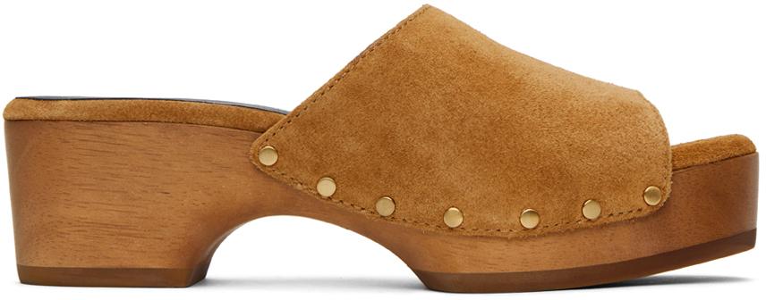 【数量限定】CELINE＊PITEA CLOG IN SUEDE CALFSKIN Women's Celine Pitea clog in suede calfskin | CELINE | 24S