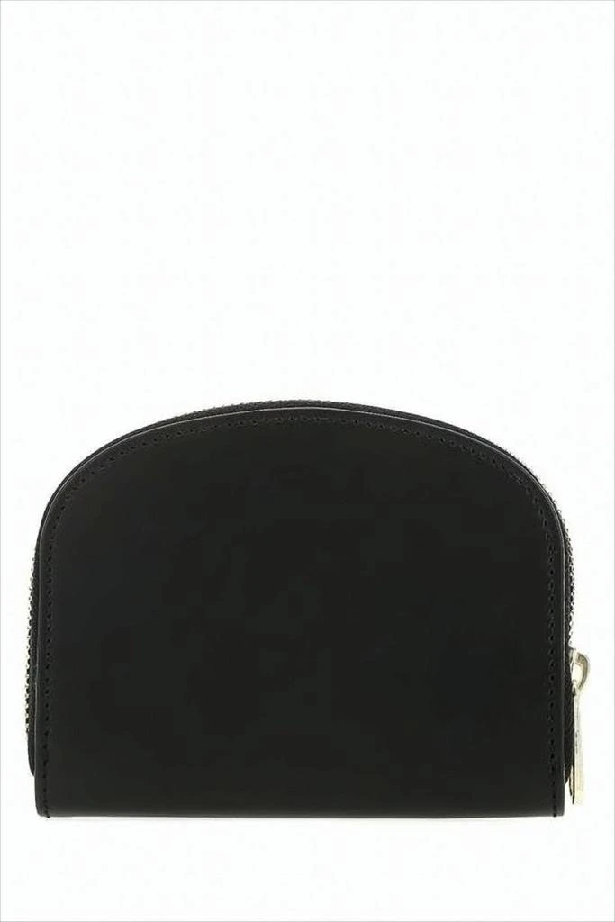 A.P.C. Compact Black Leather Wallet 3
