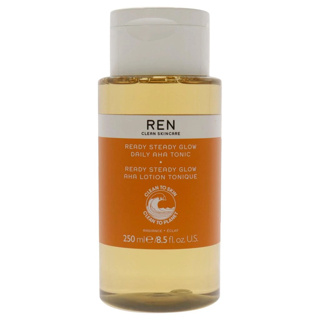 REN Clean Skincare Ready Steady Glow Daily AHA Tonic by  for Women - 8.5 oz Toner 1