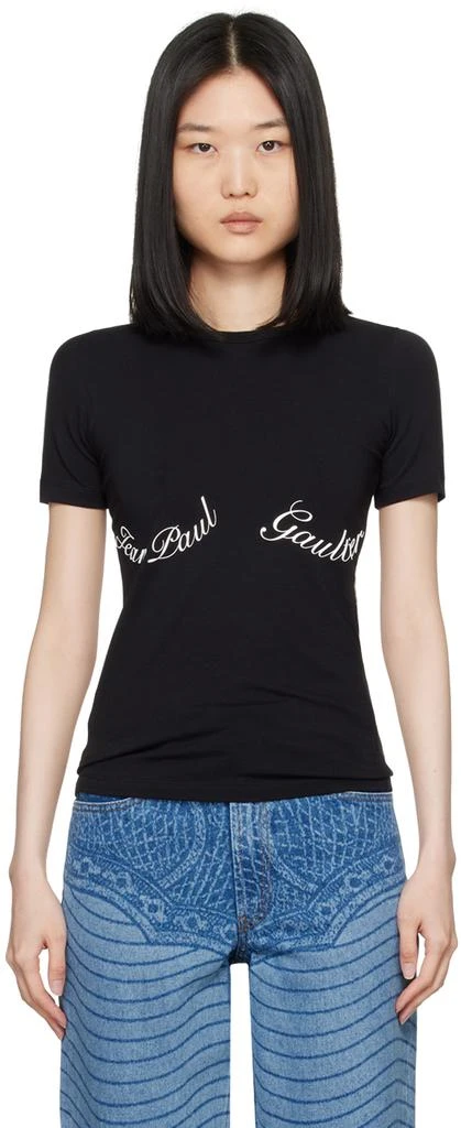 Jean Paul Gaultier Black 'The Jean Paul Gaultier' T-Shirt 1