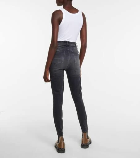 7 For All Mankind Aubrey Slim Illusion Luxe high-rise skinny jeans 3