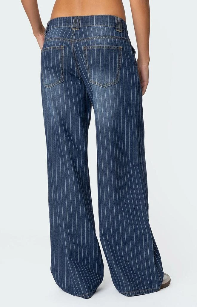 Edikted Cory Striped Low Rise Jeans 5
