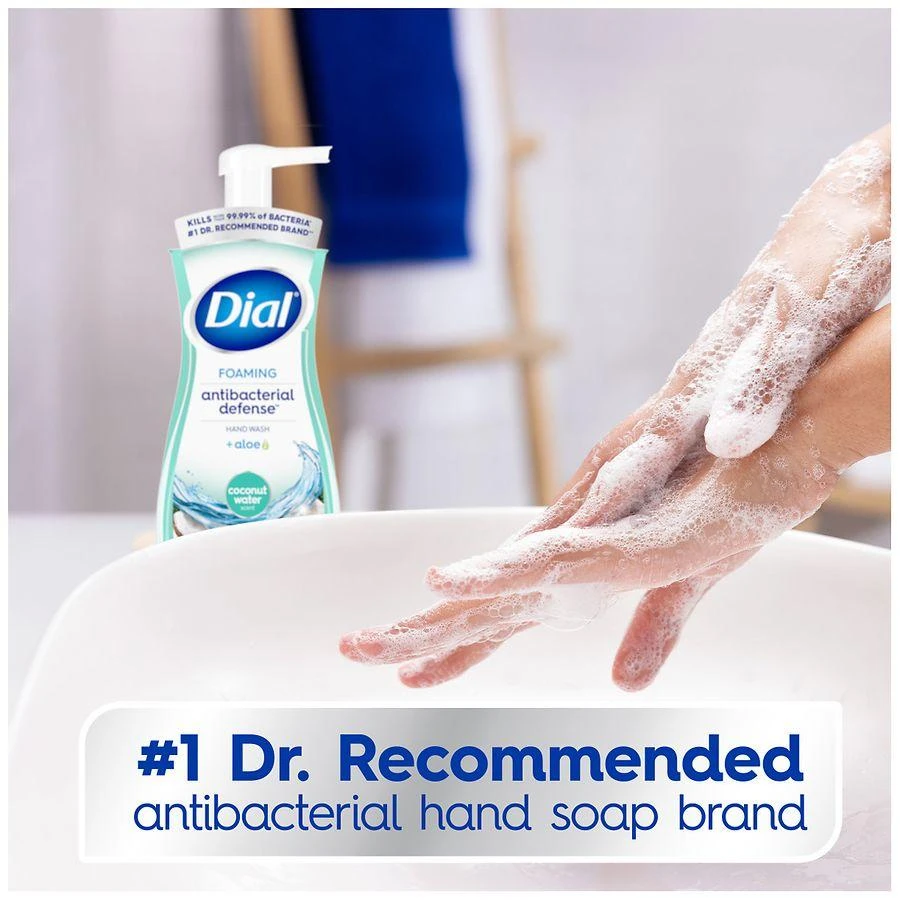Dial Anti-Bacterial Defense, Foaming Hand Wash + Aloe Coconut Water 3