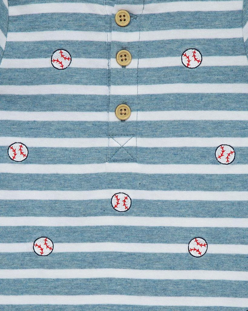 Little Me Boys' Baseball Romper & Hat Set - Baby 3