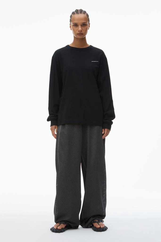 Alexander Wang LONG SLEEVE TEE IN HIGH TWIST JERSEY 5