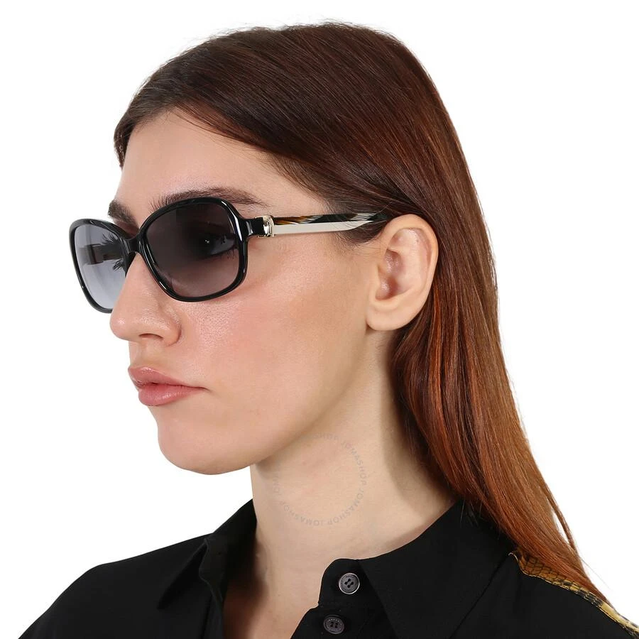 Salvatore Ferragamo Grey Gradient Rectangular Ladies Sunglasses SF606S 001 58 2