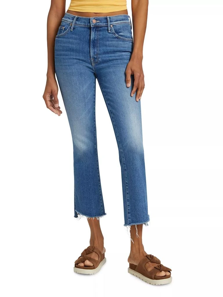 Mother The Insider Step Fray Crop Jeans 3