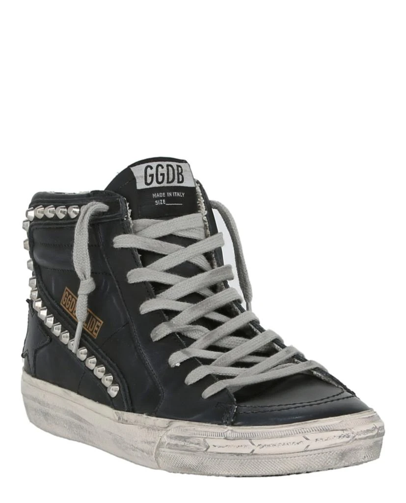 Golden Goose Studded High-Top Slide Sneakers 2