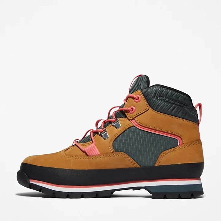 Timberland Euro Hiker Hiking Boot for Women in Yellow and Green 6