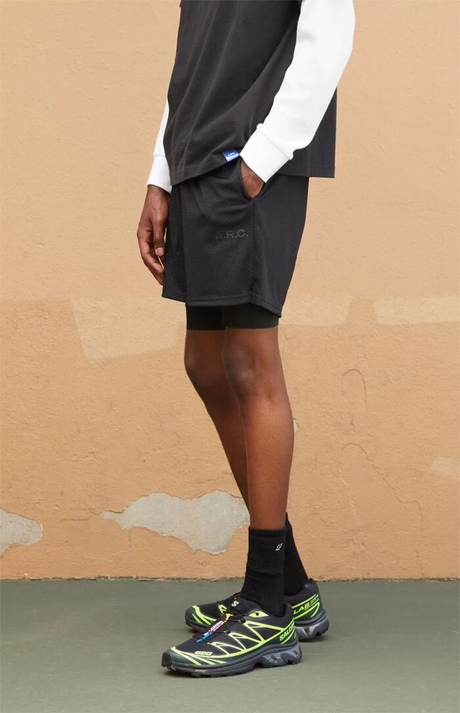 A.R.C. Active Black Mesh 2 in 1 Shorts 3