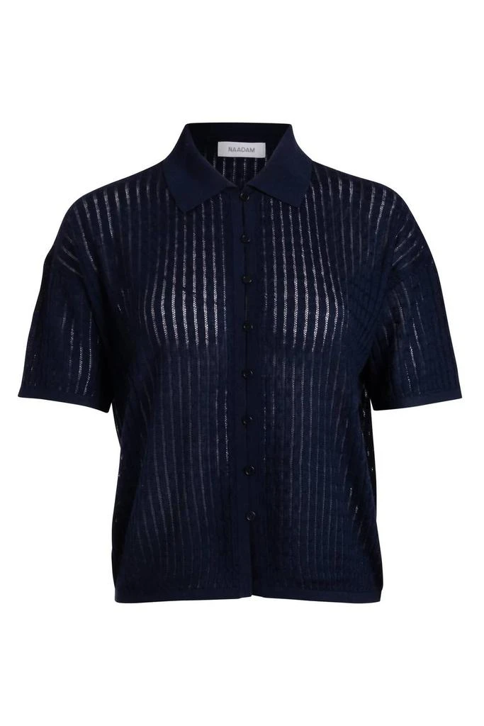 Naadam Naadam - Short-sleeve Button-up Shirt 5