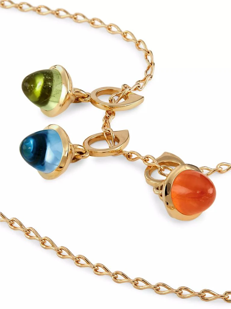Tamara Comolli Mikado Candy 18K Yellow Gold &amp; Multi-Gemstone Pendant Necklace 4