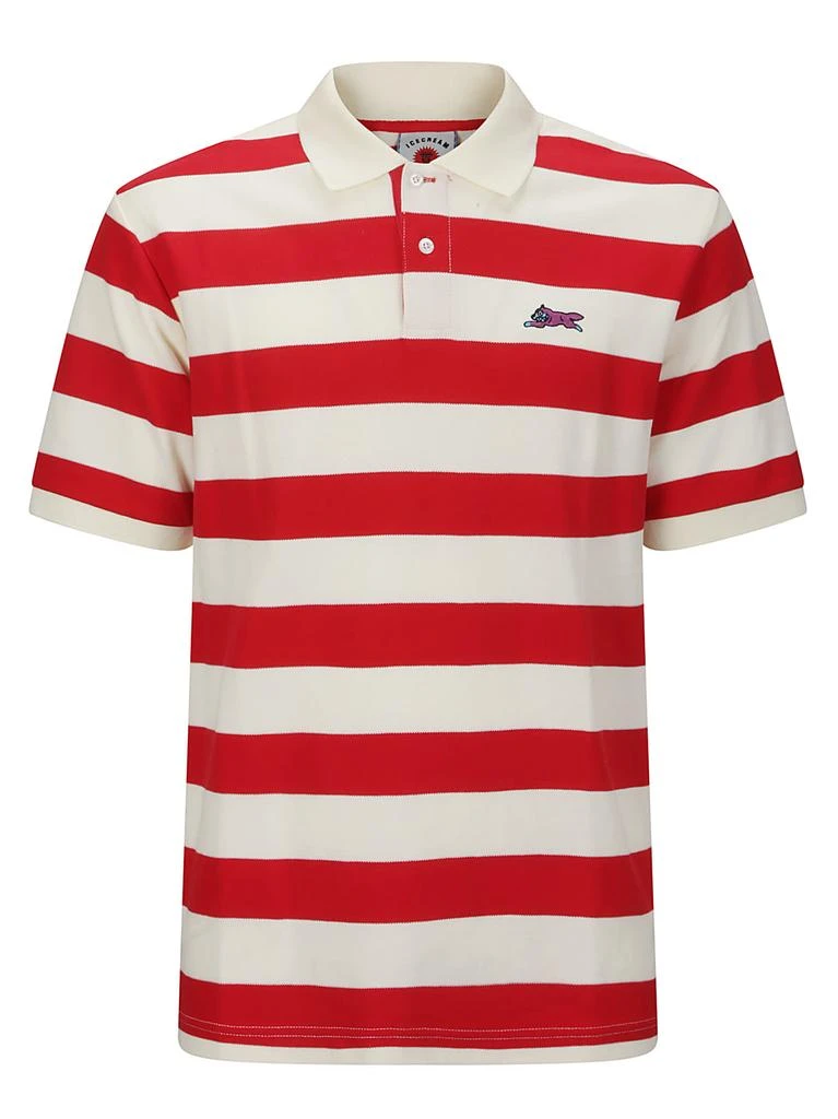 Icecream Running Dog Ss Striped Rugby Top 1