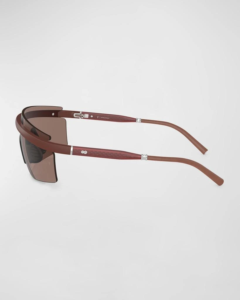 Oliver Peoples Men's R-4 Plastic Shield Sunglasses 2