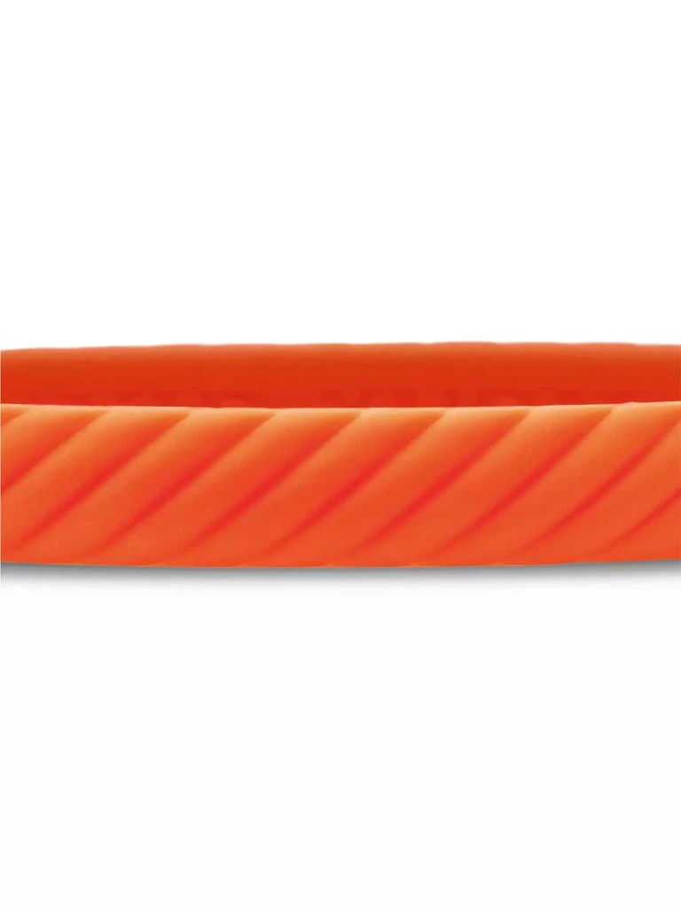 David Yurman Cable Bracelet in Orange Rubber, 10MM 5