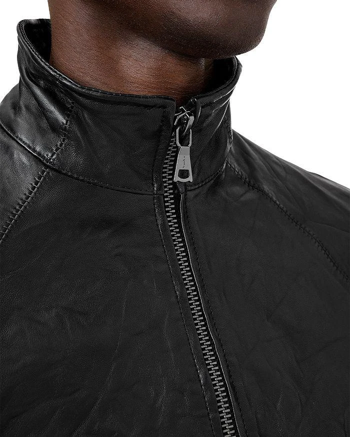 John Varvatos Ansel Crinkle Leather Jacket 3