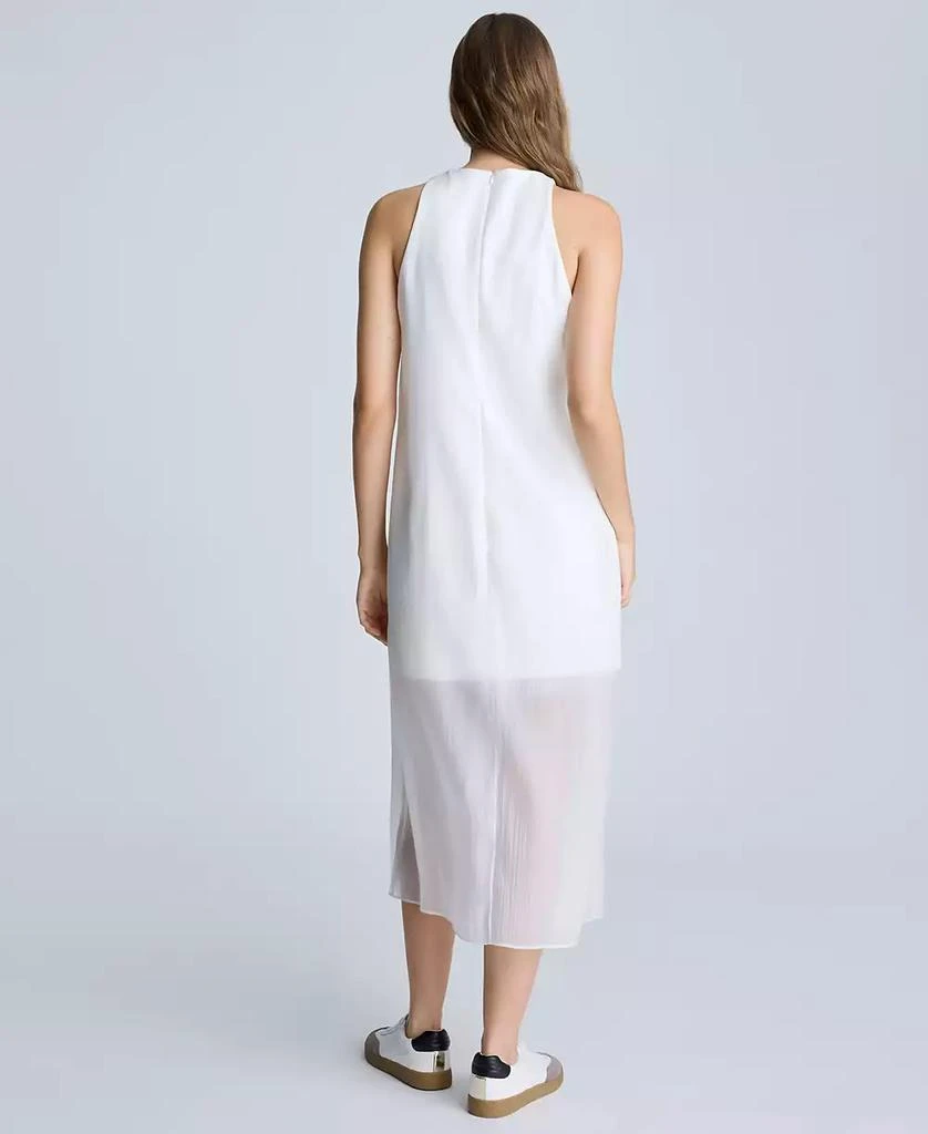 Kenneth Cole Women's Sheer-Overlay Midi Dress 2