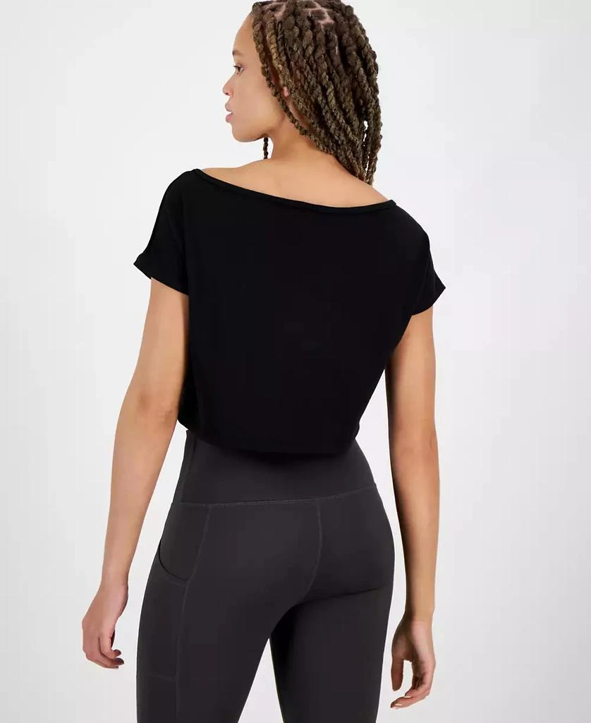 Macy's Women's Off-The-Shoulder T-Shirt, Created for Macy's 2