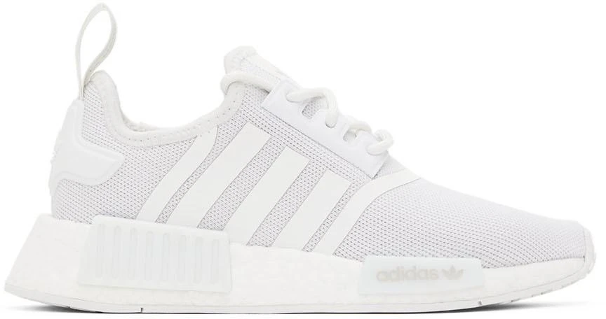 Adidas Kids White NMD_R1 Big Kids Sneakers