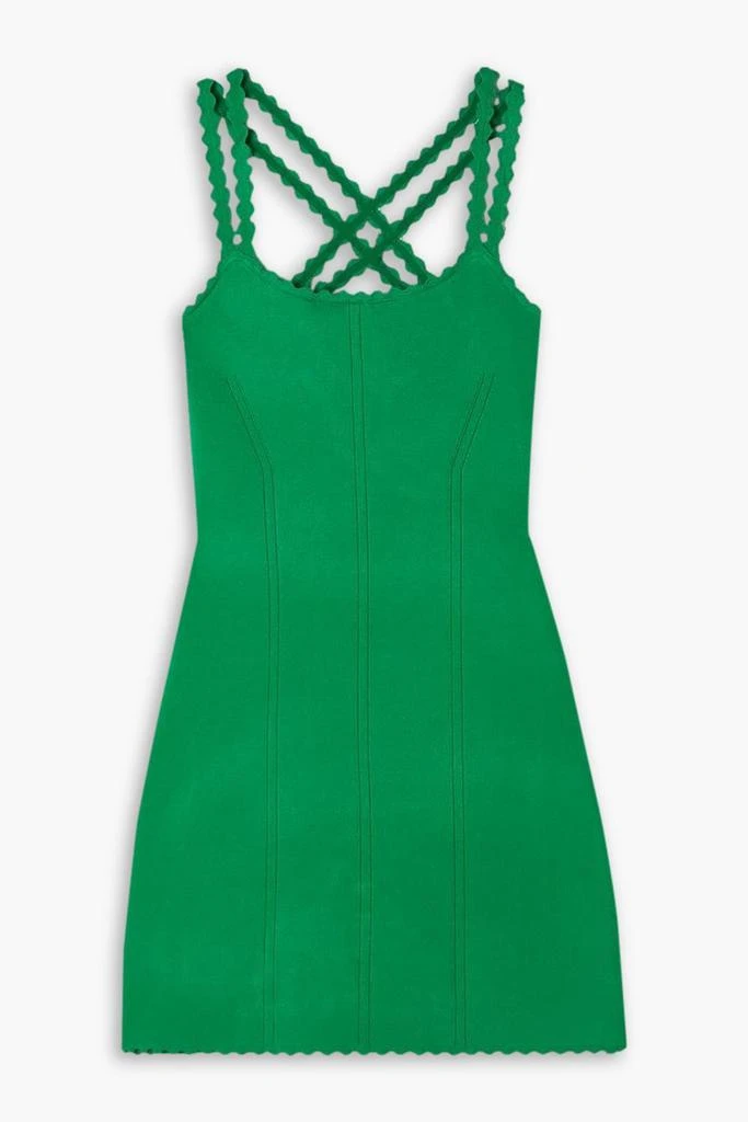 VB BODY VICTORIA BECKHAM Scalloped knitted mini dress 1