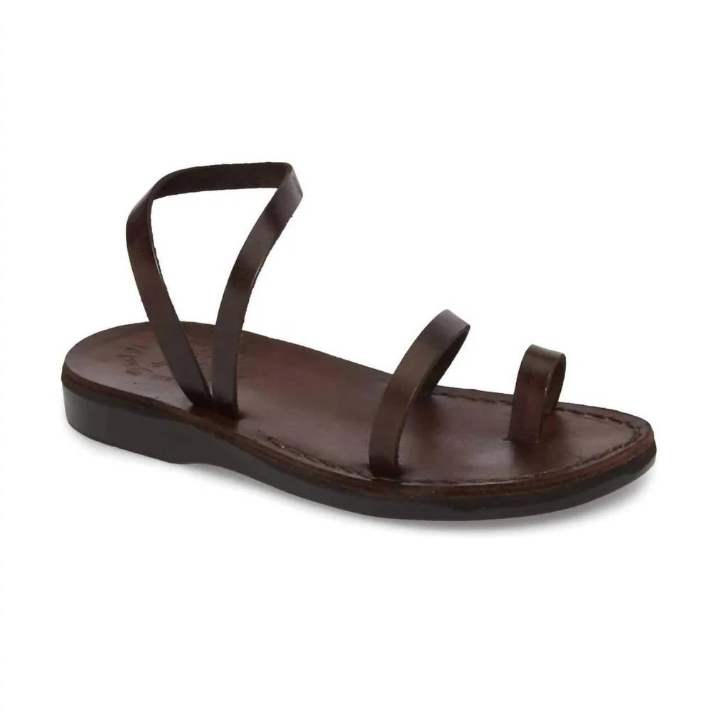 Jerusalem Sandals Ella Ankle Strap Flat Sandal 1