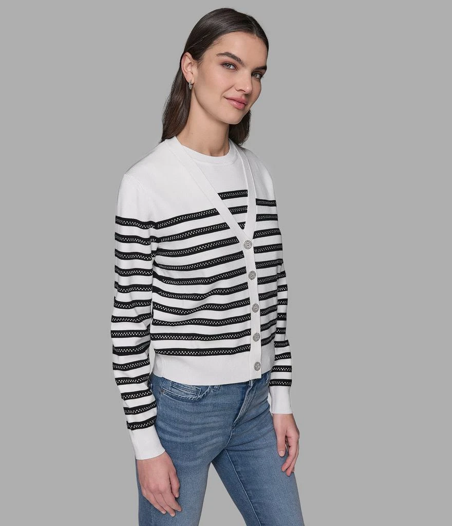 Karl Lagerfeld Paris CAPSULE STRIPED CARDIGAN 4