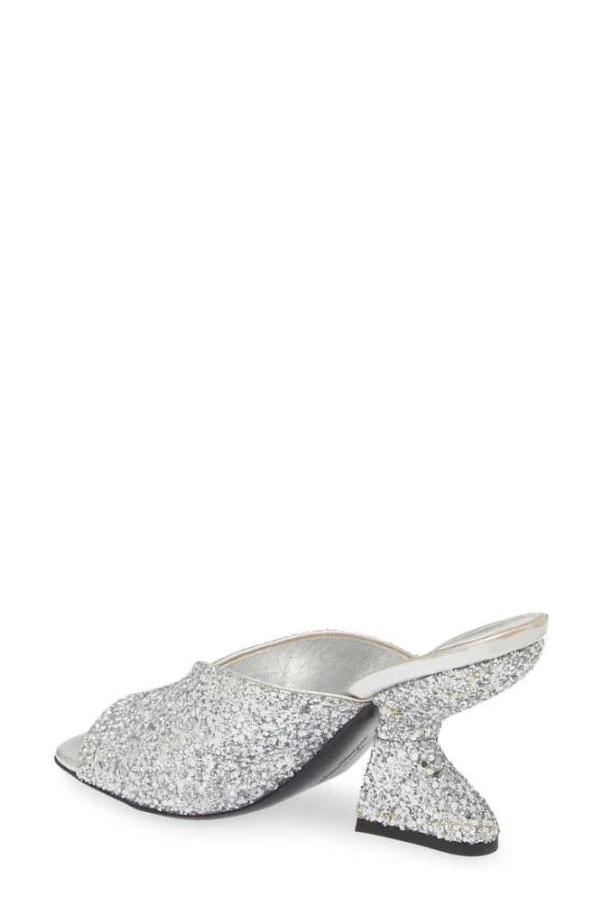 Salvatore Ferragamo Sansu Glitter F-Heel Sandal 2
