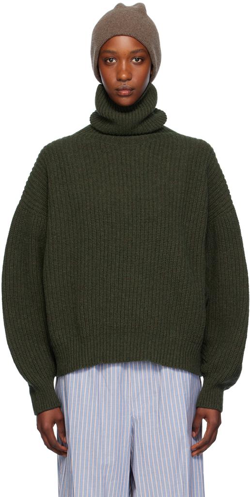 Baserange Green Mea Turtleneck - Sweaters - Save Extra 10 Baserange Green Mea Turtleneck - Sweaters - Save Extra 10