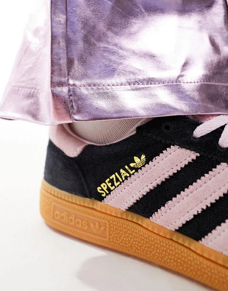 Adidas adidas Originals Handball Spezial trainers in black and pink 3