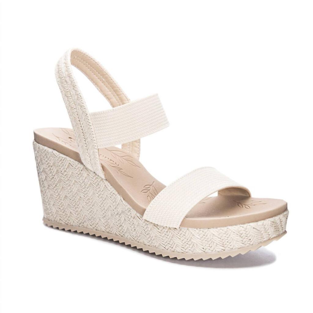 CL By Laundry Kaylin Platform Sandal In Natural