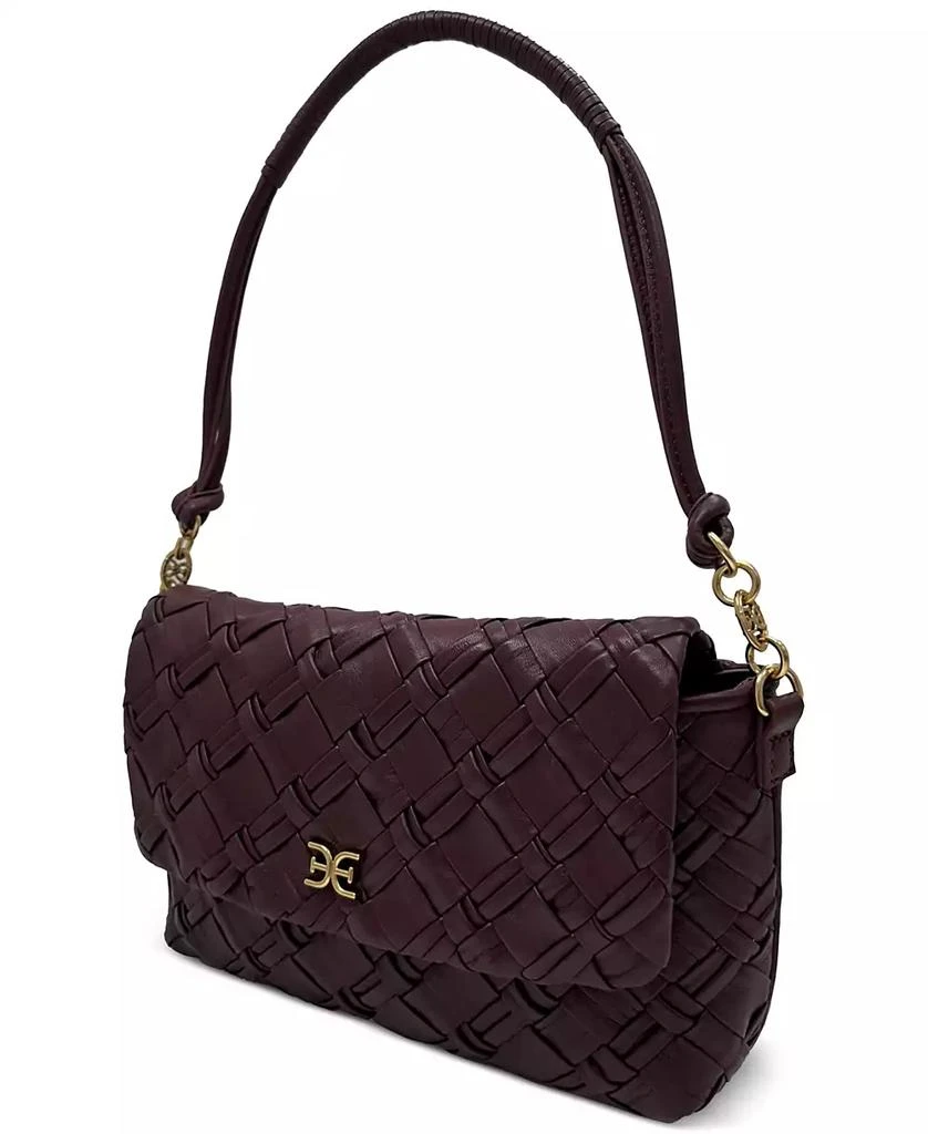 Sam Edelman Evelyn Woven Leather Small Flap Shoulder Bag 4