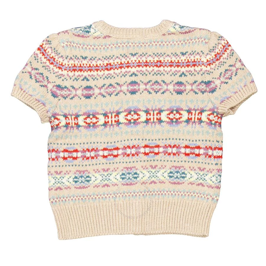 Ralph Lauren Girls Fair-Isle Short-Sleeved Cardigan 2