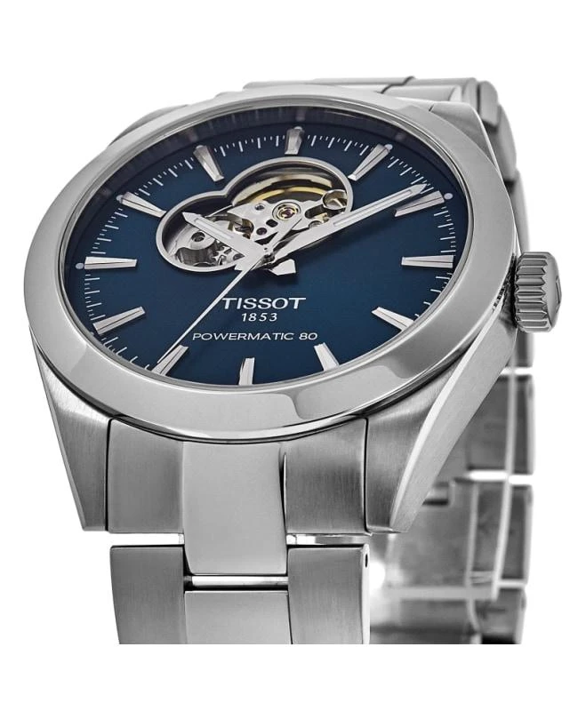 Tissot Tissot Gentleman Powermatic 80 Blue Dial Stainless Steel Men's Watch T127.407.11.041.01 2