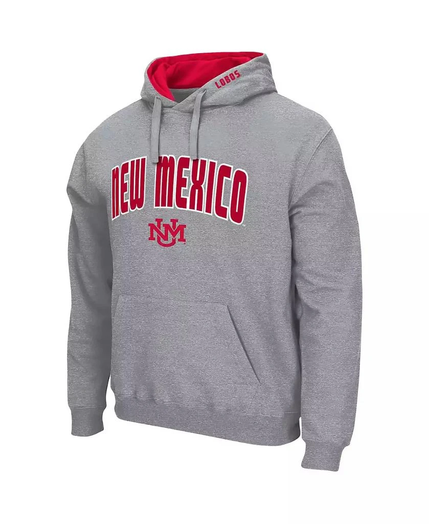 Colosseum Men's New Mexico Lobos Arch and Logo Pullover Hoodie 2