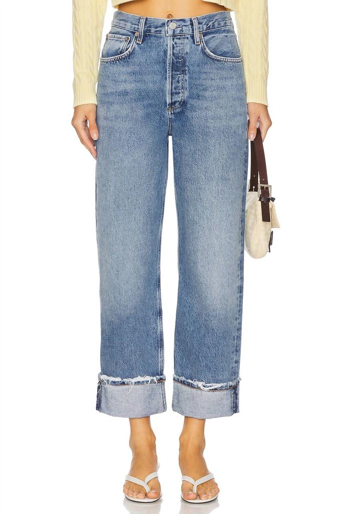 AGOLDE Agolde - Fran Low Slung Straight Jean