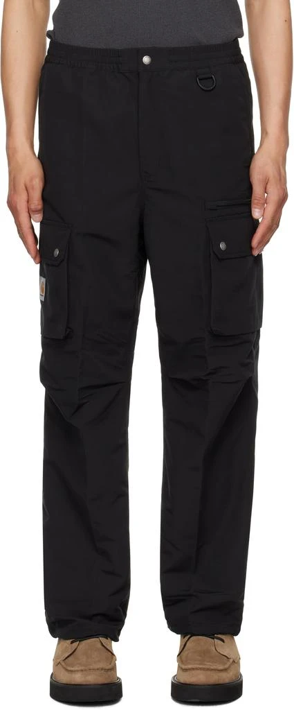 Carhartt WIP Black Irwin Cargo Pants 1